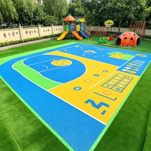 Eco-Friendly Sport Flooring Tiles Easy to Install Interlocking Sports Flooring for Residential Activity Areas