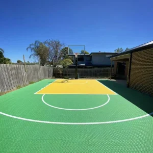 Eco Friendly Synthetic Anti Slip Shock Outdoor Rubber Plastic Acrylic Sports Court Flooring Coating Absorption for Basketball