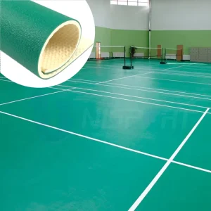 Eco Friendly Waterproof PVC Sports Flooring 40mm Pile Height for Volleyball Badminton Pickleball Courts Indoor & Outdoor Use