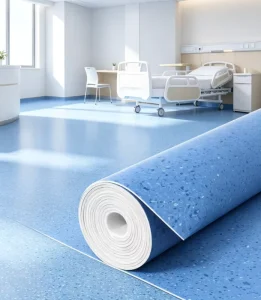 Eco Friendly Wear Resistant Waterproof Fireproof Anti Slip Wide Plank PVC Vinyl Flooring Indoor Office School