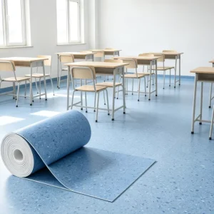 Eco Friendly Wear Resistant Waterproof PVC Vinyl Plank Flooring Wide Plank for Kitchen Indoor