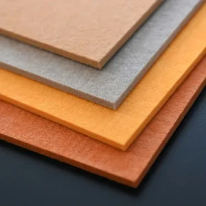 Eco-friendly 9mm 12mm 15mm 24mm Modern Polyester Fiber Fireproof Soundproof PET Acoustic Panel for Living Room School Hospital