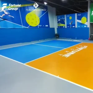 Eco-friendly Anti-slip Modular Designed Colour Customizable PVC Sports Court Flooring Mat for Multiple Sports