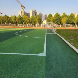 Eco-friendly Artificial Grass 38mm 48mm 55mm for Garden Landscape Outdoor Deck Floor All Weather Green Colorful Turf Carpet