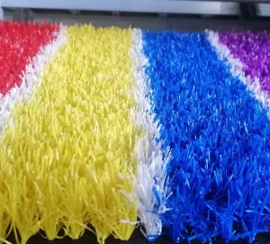 Eco-friendly Colorful Synthetic Sport Turf for Park Garden Playground Indoor Outdoor Runway Track Flooring Grass Carpet