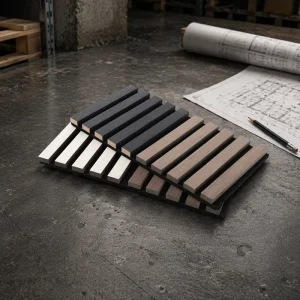 Eco friendly Fire Rated Glass Fiber Wool Acoustic Panel High Noise Reduction 90% Sound Insulation Absorption Modern