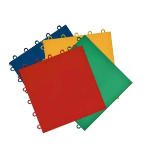 Eco-friendly PP Material Multi-Sport Inline Roller Hockey & Basketball Floor Tiles 25x25x1.3cm