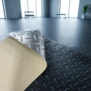 Eco friendly PVC Vinyl Flooring Waterproof & Wear Resistant Anti Slip 2mm/5mm Thickness Indoor Use for Kitchen & Basement