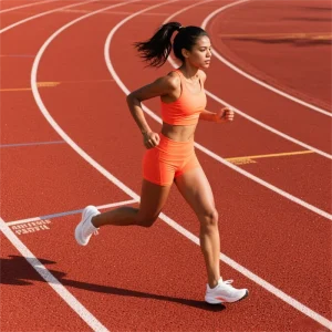Eco-friendly Porous Rubber Sports Flooring 13mm Thick Run-Through Athletic Track Surface Material for Indoor Outdoor Use