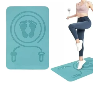 Eco-friendly TPE Jump Rope Mat Non-slip Waterproof Indoor Exercise Mat for Home Use