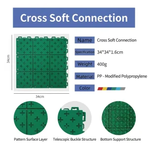 Eco friendly Waterproof Portable PP Basketball Futsal Volleyball Tennis Roller Skating Plastic Interlocking Flooring Tiles