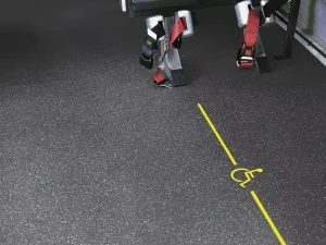 Eco-friendly Wear-resistant Anti-skid 2mm Thickness Carborundum PVC Plastic Floor Bus Subway Flooring