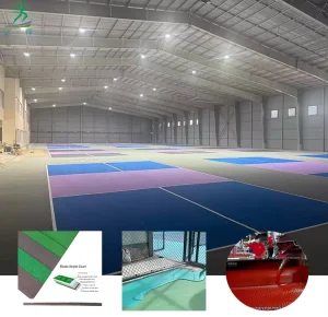 Elastic Acrylic Anti-Slip Sports Court Coating with Shock Absorption and Synthetic Surface