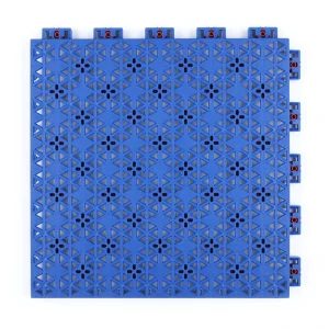 Elastic LF PP Anti-Slip Interlocking Sports Court Tiles for Basketball and Badminton Courts
