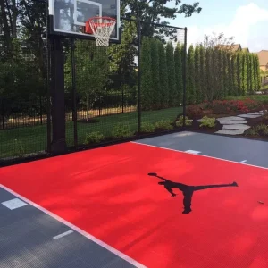 Elastic PP Flooring for Sports Anti Slip Durable Custom Logo FIBA Certified
