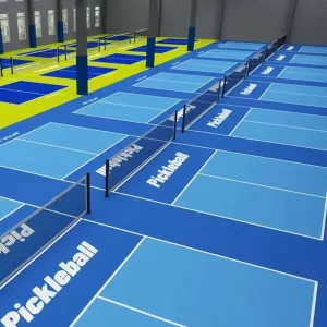 Elastic PVC Modern Sports Flooring Roll Professional Non-Slip Eco-Friendly Waterproof Outdoor Gym Floor for Pickleball Badminton