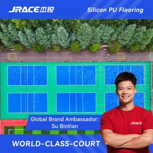 Elastic Silicone PU Sport Coating Paint for Outdoor Basketball, Tennis and Pickleball Courts