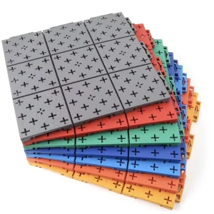 Elastic Star Outdoor Interlocking Flooring for Basketball Courts with Shock Absorption