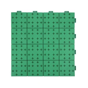 Elastic Star-Plus PP Interlocking Tiles with Rubber Cushion Anti-slip Matte Sports Flooring for Outdoor Sports Courts