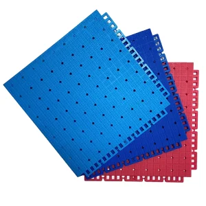 Elastomer Plastic Modular TPE Interlock Sports Field Floor Outdoor Basketball Court Tile Sports Flooring