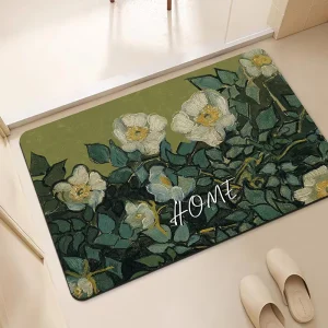 Elegant Minimalist Diatomaceous Earth Moisture Wicking Anti Slip High Performance Mat