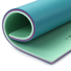 Enlio 7.0mm PVC Material Rain Drop Surface E SUR Treatment for Indoor Volleyball Sports Court Flooring IHF Approved Court Mat