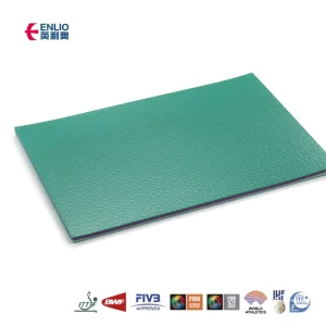 Enlio FIVB Approved PVC Basketball Sports Flooring Professional Indoor Volleyball Court Floor PVC Vinyl Floor