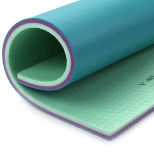 Enlio FIVB IHF Certified 7mm Rain Drop PVC Sports Flooring Anti Slip Shock Absorbing Crystal Sand Surface For Club Gym Flooring
