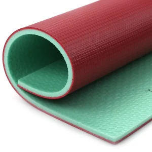 Enlio Indoor PVC Material ITTF Approved Table Tennis Court Tiles Fireproof 7.0mm Ecofriendly Sports Mats