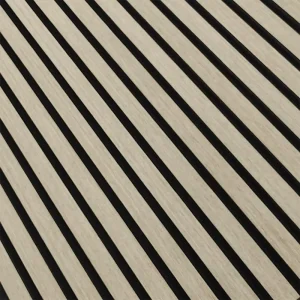 European Style 2400mm 60 260 Black Acoustic Wooden Panel with Wood Elements for Hotel Acoustic Panels Graphic Design Solution