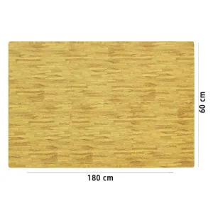 Eva Foam Mat Print Weather Resistant Foam Tile Floor Mats Ready Stock Space Saving Storage Wood Grain Pattern