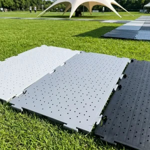 Event Temporary Grass Protection Flooring Portable Interlocking Plastic Floor Tiles for Outdoor Wedding Party Tent