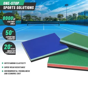 Excellent Drainage Custom Color Indoor Outdoor Tennis Futsal Court Sports Center 3mm Stadium Full PU System Sports Court Floor