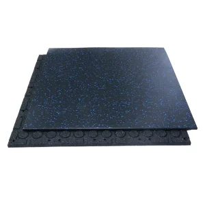 Excellent Resistance Gym Flooring Rubber Tiles Fitness Rubber Floor Mat For Indoor Sports Area