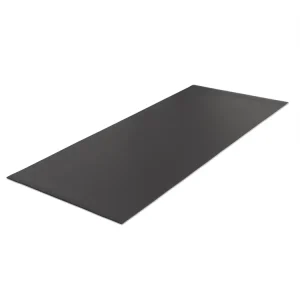 Exercise Equipment Mat for Treadmills and Stationary Bikes, Black