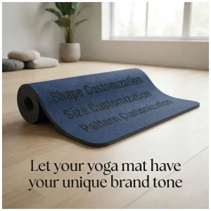 Exercise Mat 6mm 8mm 10mm 14mm NBR Pilates Mat Soft Cushioning Floor Gym Mat for Stretching and Physical Therapy