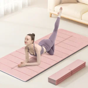 Exercise Mat Factory Eco friendly Foldable Two Ton Non Slip 183*61cm Professional TPE Yoga Mat with Custom logo