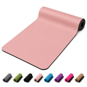 Exercise Mat High Grip PU Yoga Mat with Sweat Absorbing Surface for Advanced Yoga Flow Pilates and Studio Training