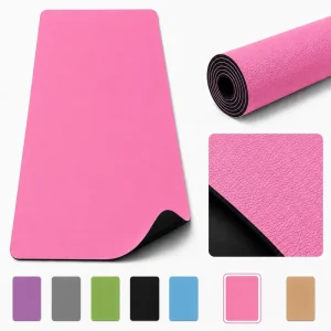 Exercise Mat PU Rubber Yoga Mat for Bulk Studio Orders Sweat Grip Pilates Training and Fitness Retail Supply