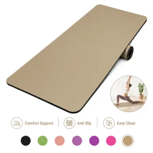 Exercise Mat PU Yoga Mats for Yoga Studio Classes Pilates Stretch Training Sweat Grip and Fitness Retail Use