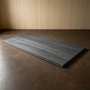 Export Standard Wood Veneer SPC Flooring Real Oak Surface Vinyl for Gym