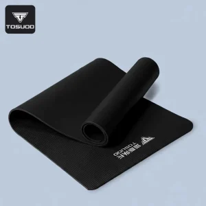 Extra-Wide Large Fitness Exercise Mat Non-Slip Shock-Absorbing Training Mat 5mm Waterproof Rubber Sports Yoga Mat