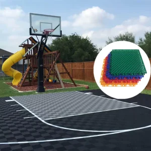 Extremely Durable Pickleball Court PP Flooring Portable Anti slip Tiles Basketball Sport Courts Modular Plastic Floor Mat