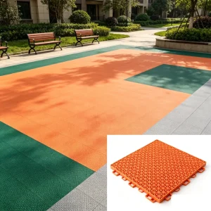 FD120 Flat Small Double-Layer Wear-Resistant Indoor and Outdoor Flooring Mat