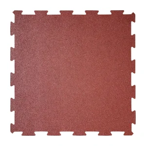 FG 004 CrossFit Gym Interlocking Rubber Mat High Density Recycled Rubber Tile Anti Slip Shock Absorption 10 15 20mm Flooring