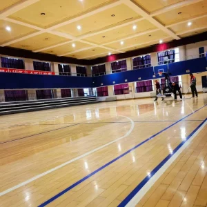 FIBA Approved Elite Grade Maple Wood Anti Slip Interlocking Mobile Court Tiles Professional Indoor Basketball Floor Eco Friendly