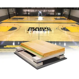 FIBA Approved Hardwood Basketball Flooring Modular Professional Indoor Maple Wooden Gym Floor for Schools and Arenas