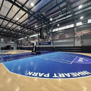 FIBA Approved Interlocking Maple Wood Basketball Court Flooring Tiles Fireproof High Density Durable Anti Slip Weatherproof