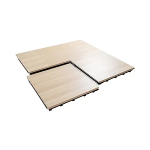 FIBA Approved Outdoor Synthetic Basketball Court Flooring with Wood Maple Surface Biomass Material for Tennis Sport