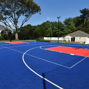 FIBA Approved TPE Material Outdoor Basketball Court Flooring Mat Tiles 3×3 Basketball Court Flooring for Club Event Project